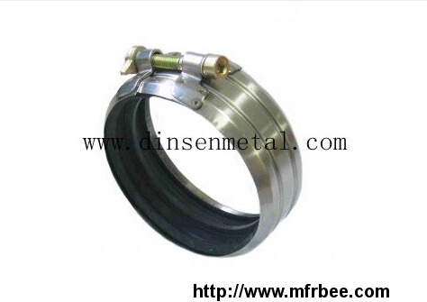 en877_clamp_cast_iron_pipe_coupling_with_one_screw