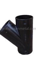 more images of hubless grey cast iron pipe fitting ASTM A888
