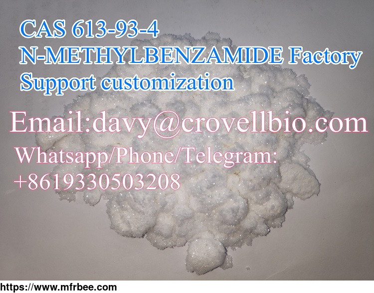 99_percentage_pure_n_methylbenzamide_cas_613_93_4_from_china_factory_whatsapp_8619930503208_email_davy_at_crovellbio_com_