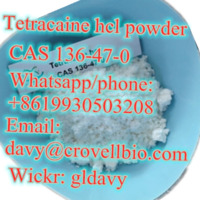 99% pure tetracaine hcl powder in stock (whatsapp:+8619930503208 wickr:gldavy)