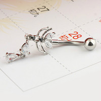 more images of Hot Sale Fashion Alloy Zircon Body Piercing Jewelry - Earrings , Navel