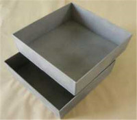 high quality and purity superfine spraying molybdenum box temperature container