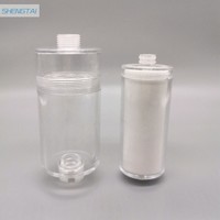 High flow Activated carbon chrome universal shower purifier filter with replacement