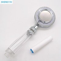 more images of Contemporary ABS plastic large rain rainfall mist shower head white modern shower head