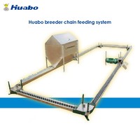 Poultry Farm Equipment Automatic Chain Feeding System for Breeder Chicken