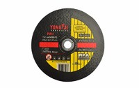9 Inches, 230x2.0x22.23mm, T41 Flat Center  Cut-off  Wheels for Stainless Steel, Black, EN12413
