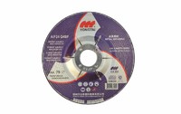 5 Inches, 125x6x22.3mm, T27 Sharp and Durable Depressed Center Grinding Wheels for Metal, Black Color, EN12413
