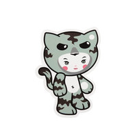 Tiger Girl Custom Stickers | Custom Stickers | Customsticker.com ™