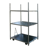 more images of Hot Galvanized Garden Tools Flower Trolley cart