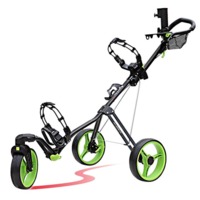 more images of CaddyTek SuperLite Swivel-Wheel Golf Push Cart