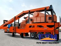 Tire Type Cone Crusher Mobile Screening Station