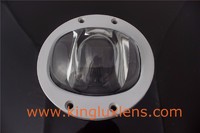 LED lights 140*120 degree Transparent Glass optical lenses KL-SL106-91
