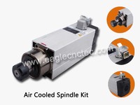Air Cooled Spindle 3.5KW ER25 18000RPM 380V and 220V for Sale