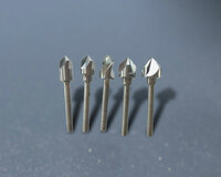 more images of 2 FLUTE, 0.6 MM BALL NOSE END MILL, SMALL DIAMETER MILL CUTTER
