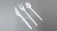 more images of High Quality Disposable PS Plastic Cutlery with Napkin for Airplane