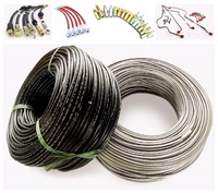 more images of stainless steel braided PTFE brake hose line
