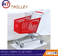 plastic shopping trolley on  four wheels wholesale