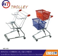more images of new design shopping trolley with two baskets used in supermarket