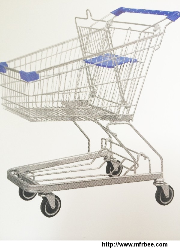 german_style_metal_shopping_cart_4_wheel_with_seat_wholesale