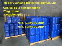 China factory supply CAS 98-86-2 acetophenone 25kg drums stock now By DDP galy@crovellbio.com