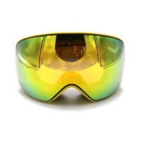 New design snoboarding sport goggle anti uv skiing goggles with custom logo strap