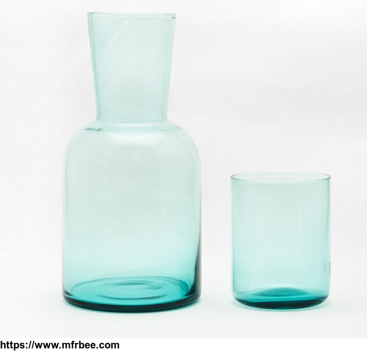 factory_manufacturer_glass_carafe_blue_color_with_lid_jug_glass