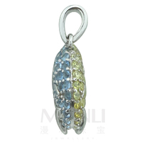 more images of 2015 Manli Hot selling the newest style Round-shaped Crystal Pendant