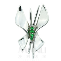 2015 Manli Fashion Butterfly-shaped crystal Pendant