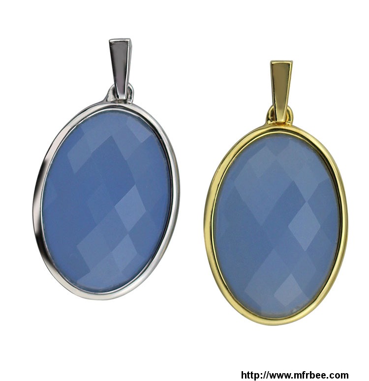 2015_manli_fashion_beautiful_natural_blue_crystal_pendant