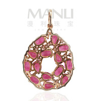 more images of 2015 Manli the latest style temperament sweet Female egg-shaped crystal Pendant
