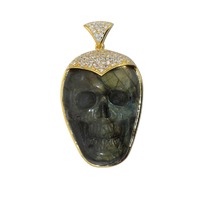 more images of 2015 Manli Fashion European and American Skull bones crystal Pendant