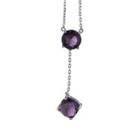 2015 Manli High quality temperament sweet Natural purple crystal pendant