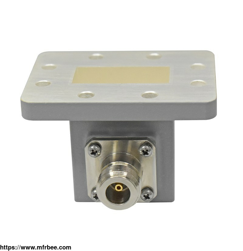 c_band_5_38_8_17ghz_wr137_bj70_rf_waveguide_to_coaxial_adapter