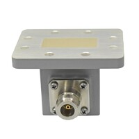 C Band 5.38~8.17GHz WR137(BJ70) RF Waveguide to Coaxial Adapter