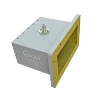 IL 0.2dB L Band 1.13~1.73GHz RF Waveguide to Coaxial Adapter WR650(BJ14)