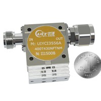 Low Insertion Loss 0.3dB 400 to 430MHz RF Coaxial Isolators High Isolation 23dB