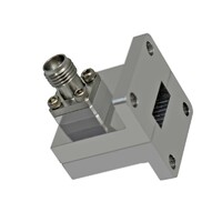 WR42 BJ220 K Band 18.0 to 26.5GHz RF Waveguide to Coaxial Adapters