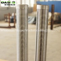 TP304 TP316 Wire Point Pipe/Slotted V Wedge Wire Screen Tube/Water Well Screen
