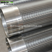 more images of 219mm wedge wire screen pipe Vee slotted sand for water oil gas liquid filter