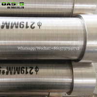 more images of high open area Stainless steel slotted screen tube V-wire wound screens