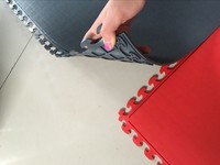 more images of pvc double interlocking floor mat