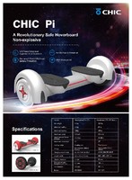 more images of CHIC-PI UL CE Electrical Self-banlancing Scooter/Hoverboard with High Quality