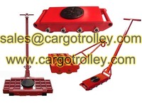 Transport trolley applied on moving and handling works