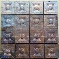 [Mius Art Mosaic] Rugged copper mosaic tile