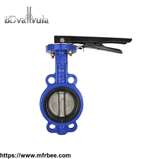 dn65_lever_type_ss316_wafer_cast_iron_butterfly_valve_for_water