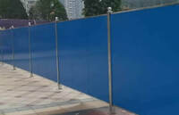 Temporary mobile site fencing