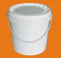 more images of clear plastic buckets with lids