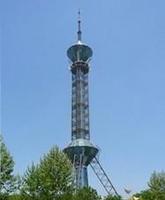 High-strength galvanized anti-seismic television TV tower