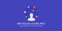 WP Social Icons Pro – Easily add social icons to your site