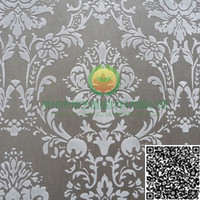 more images of Huayi Flocked wallpaper  Classic Style HYCS300102